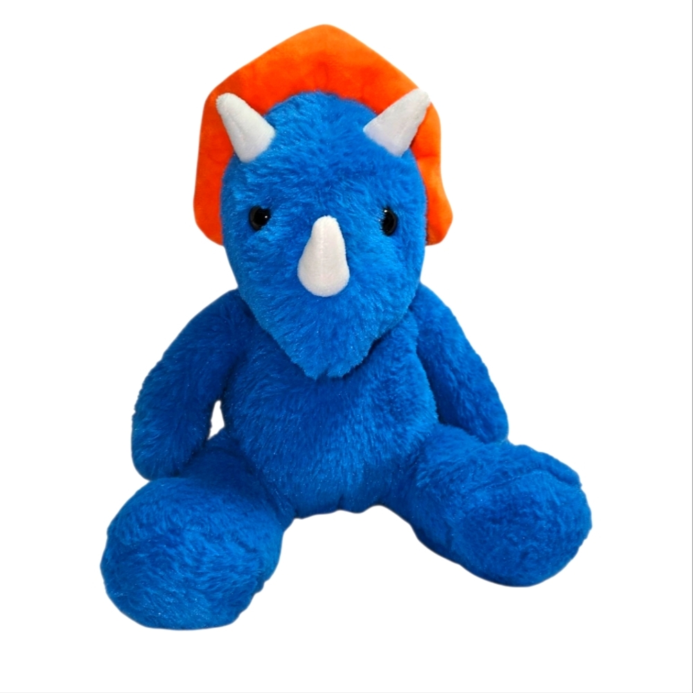 $3 If Bundled! Blue and Orange Dinosaur Plush Toy